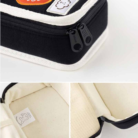 ROPAMODA กระเป๋าใส่เครื่องเขียนพุดเดิ้ล Brunch Brother Poodle Open Pencase ROPAMODA กระเป๋าใส่เครื่องเขียนพุดเดิ้ล Brunch Brother Poodle Open Pencase