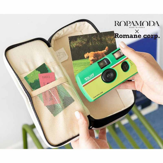 ROPAMODA กระเป๋าใส่เครื่องเขียนพุดเดิ้ล Brunch Brother Poodle Open Pencase ROPAMODA กระเป๋าใส่เครื่องเขียนพุดเดิ้ล Brunch Brother Poodle Open Pencase