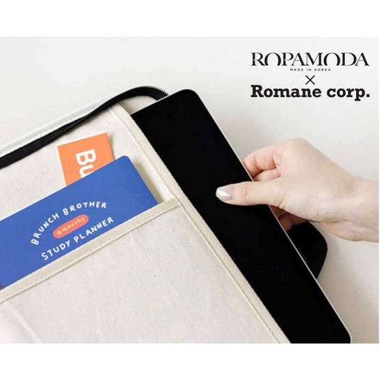ROPAMODA กระเป๋าใส่โน้ตบุ๊คพุดเดิ้ล Brunch Brother 13 Type Poodle Open Laptop Pouch ROPAMODA กระเป๋าใส่โน้ตบุ๊คพุดเดิ้ล Brunch Brother 13 Type Poodle Open Laptop Pouch