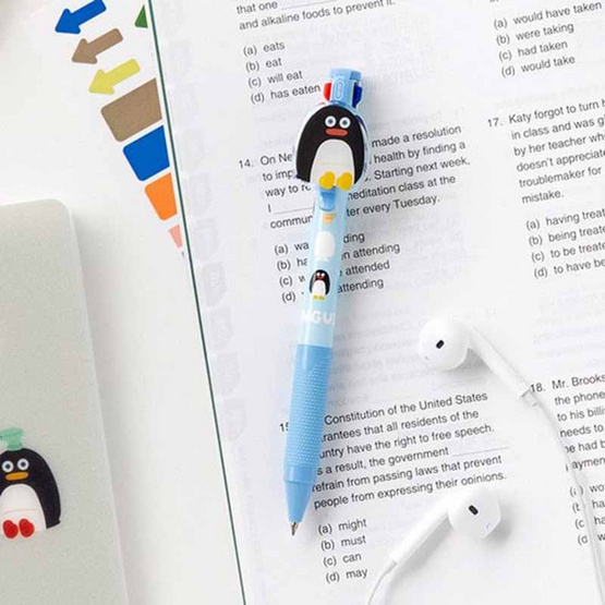 ROPAMODA ปากกาเจล 3 สี Brunch Brother 3 Color Gel Pen - Penguin ROPAMODA ปากกาเจล 3 สี Brunch Brother 3 Color Gel Pen - Penguin