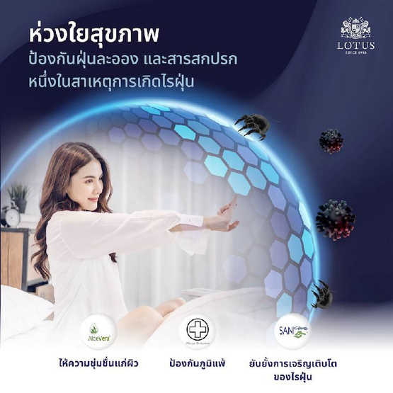 LOTUS ที่นอน รุ่น NORTHLIGHT I LOTUS ที่นอน รุ่น NORTHLIGHT I