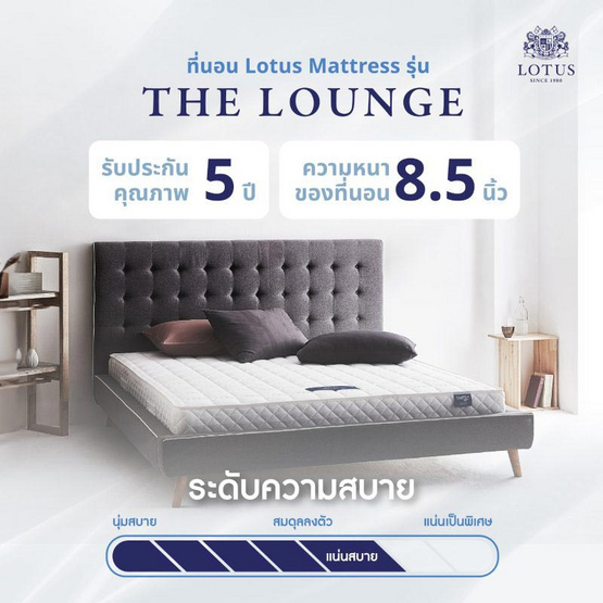 LOTUS ที่นอน รุ่น THE LOUNGE LOTUS ที่นอน รุ่น THE LOUNGE