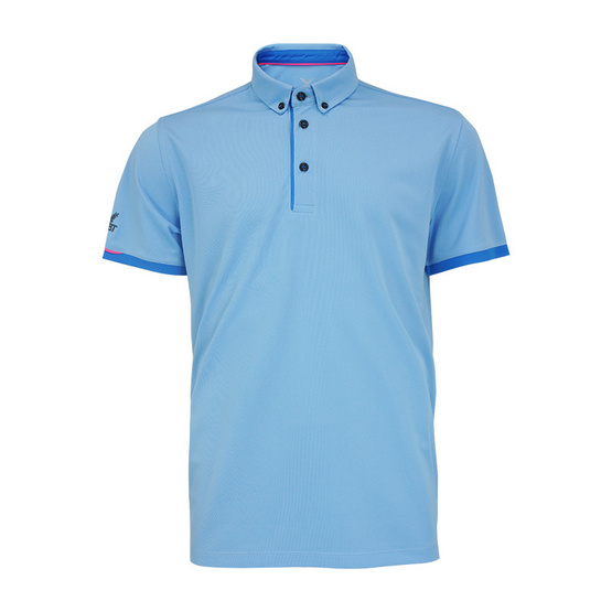 FBT เสื้อโปโลชาย/หญิง (UNISEX) ฟ้า-น้ำเงิน