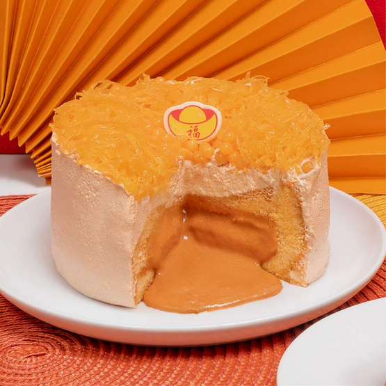 เค้กชาไทยลาวา Bow Bakery เค้กชาไทยลาวา Bow Bakery