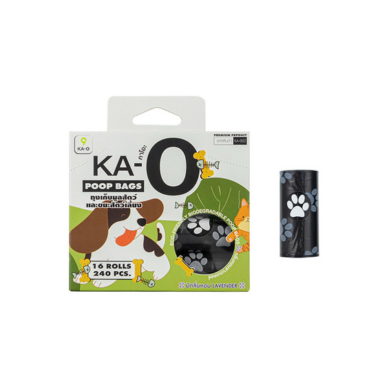 KA-O ถุงเก็บมูลสัตว์เลี้ยง KA-002 KA-O ถุงเก็บมูลสัตว์เลี้ยง KA-002