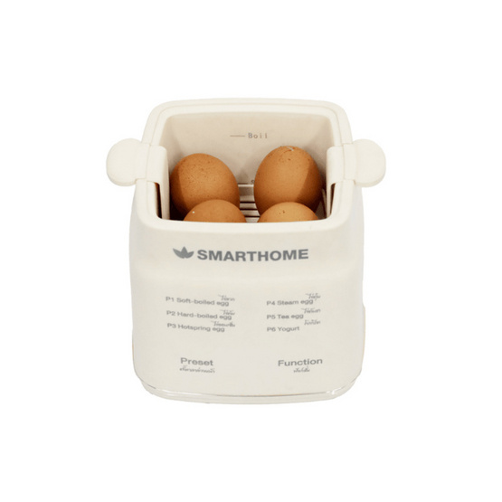 SMARTHOME เครื่องต้มไข่ 0.8 ลิตร รุ่น SM-EB300 Cream