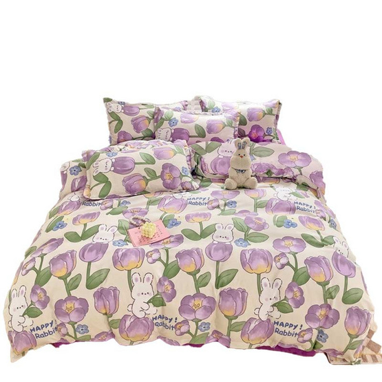 Fluffy ผ้านวมขนาด 60x80 นิ้ว ลาย Violet Fluffy ผ้านวมขนาด 60x80 นิ้ว ลาย Violet