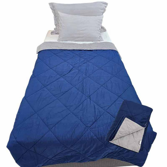 LEREEN ผ้าห่มแบบบางทูโทน