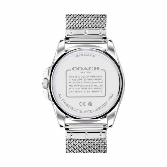 Coach นาฬิกาข้อมือ รุ่น CO14504146 SILVER Coach นาฬิกาข้อมือ รุ่น CO14504146 SILVER