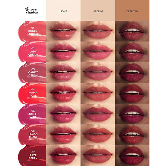Supershades ลิปทินท์ Toffy Twist Lip Matte 2 มล.