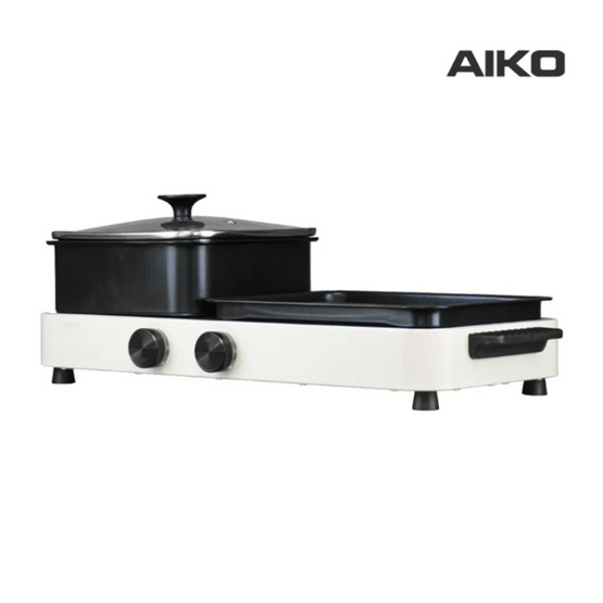 Aiko เตาปิ้งย่างเอนกประสงค์ 2in1 รุ่น AK-2104A