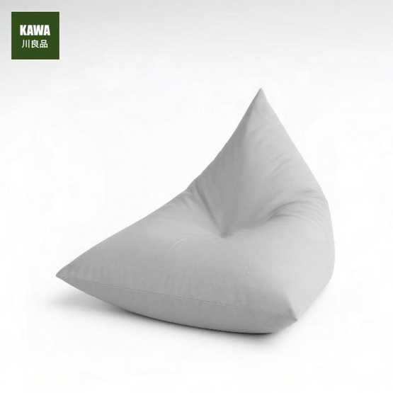 Kawa บีนแบคสามเหลี่ยม ขนาด 100x80 Cm พร้อมเม็ดโฟม