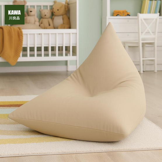 Kawa บีนแบคสามเหลี่ยม ขนาด 100x80 Cm พร้อมเม็ดโฟม Kawa บีนแบคสามเหลี่ยม ขนาด 100x80 Cm พร้อมเม็ดโฟม