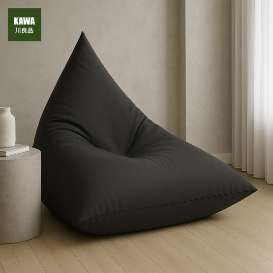 Kawa บีนแบคสามเหลี่ยม ขนาด 150x100 พร้อมเม็ดโฟม Kawa บีนแบคสามเหลี่ยม ขนาด 150x100 พร้อมเม็ดโฟม