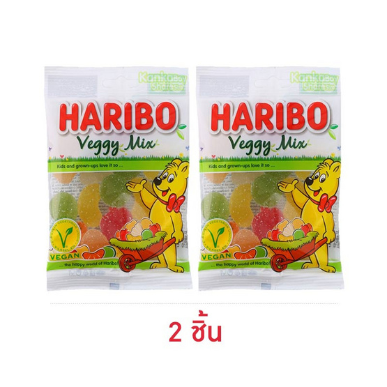ฮาริโบ้ กัมมี่เว็จจี้มิกซ์กลิ่นผลไม้ 80 กรัม