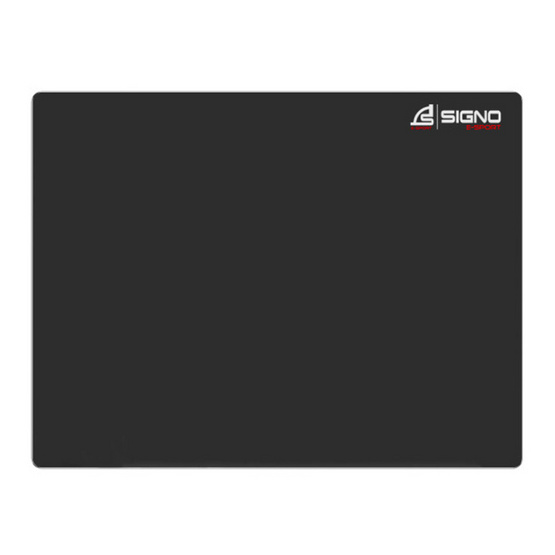 SIGNO แผ่นรองเมาส์เกม Tempered Glass EXSPACE MT-334