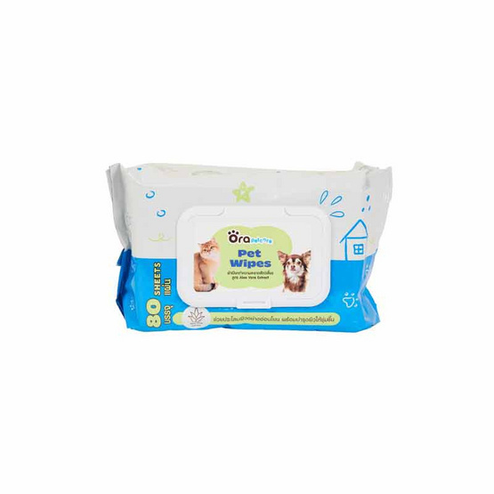 Ora Pet Care Pet Wipes ทิชชู่ทำความสะอาดสัตว์เลี้ยง