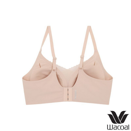 Wacoal ชุดชั้นไร้โครง เสริมฟองน้ำ Smart Size รุ่น WB3Y32/WB3232 สีเบจ (แพ็ก 2 ชิ้น)