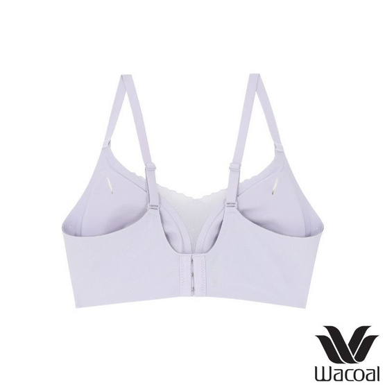 Wacoal ชุดชั้นไร้โครง เสริมฟองน้ำ Smart Size รุ่น WB3Y32/WB3232 สีน้ำตาลชมพู-ม่วง (แพ็ก 2 ชิ้น)
