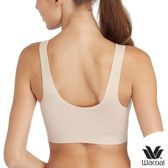 Wacoal ชุดชั้นในสวมหัว ไร้โครง ไร้ตะเข็บ Seamless Bra รุ่น WH9C24