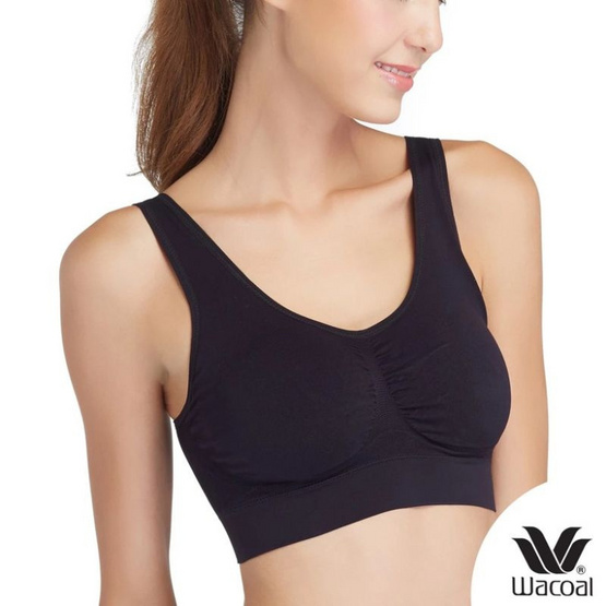 Wacoal ชุดชั้นในสวมหัว ไร้โครง ไร้ตะเข็บ Seamless Bra รุ่น WH9C24