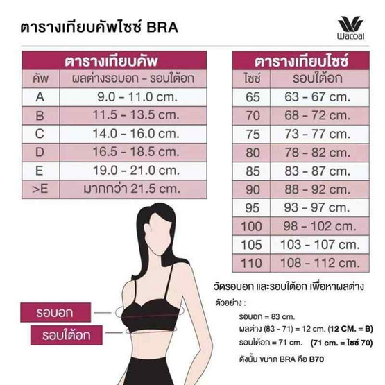 Wacoal ชุดชั้นในไร้โครง ตกแต่งตาข่าย Surprise Wireless Bra รุ่น WB9V08