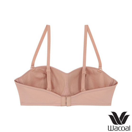 Wacoal ชุดชั้นในไร้โครง (เกาะอก/สลับสายบ่า)Surprise Wireless Top Bra รุ่น WB9V09 สีเนื้ออมชมพู