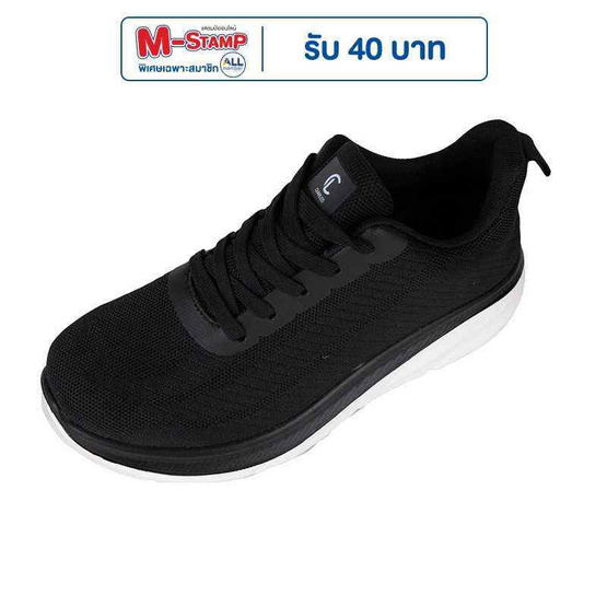 รองเท้าผ้าใบผู้ชาย CHARLED รุ่น RU0700 สีดำ