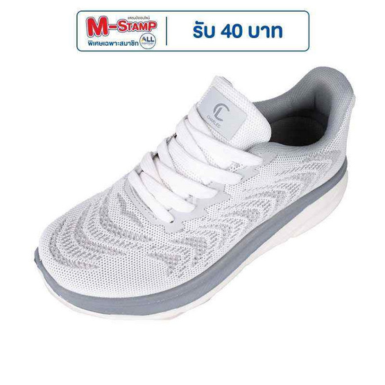 รองเท้าผ้าใบผู้หญิง CHARLED รุ่น RU0702 สีเทา