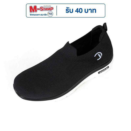 รองเท้าผ้าใบผู้ชาย CHARLED รุ่น RU0709 สีดำ