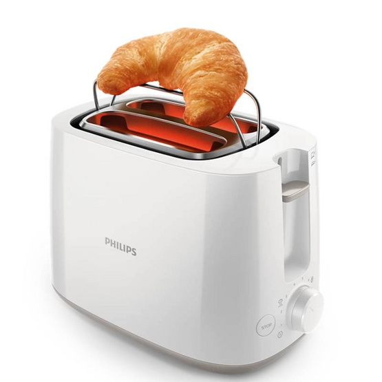 Philips เครื่องปิ้งขนมปัง รุ่น HD2581/00 Philips เครื่องปิ้งขนมปัง รุ่น HD2581/00