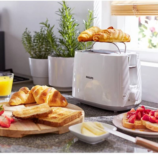 Philips เครื่องปิ้งขนมปัง รุ่น HD2581/00 Philips เครื่องปิ้งขนมปัง รุ่น HD2581/00