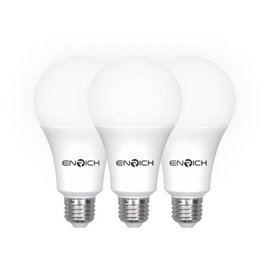 ENRICH หลอดไฟ LED 7W รุ่น Eco life (3 ชิ้น / 1 ชุด)