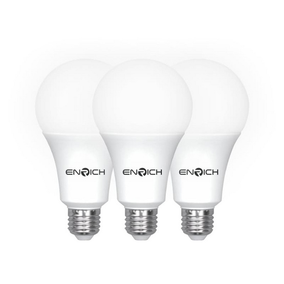ENRICH หลอดไฟ LED 15W รุ่น Eco life (3 ชิ้น / 1 ชุด)