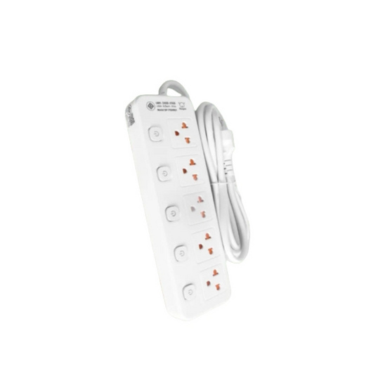 Sheepola ปลั๊กไฟ 2 ช่อง 3 สวิตช์ พร้อม USB ยาว 5 เมตร รุ่น SP-PS00801