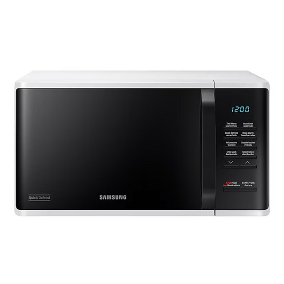 Samsung เตาอบไมโครเวฟ 23 ลิตร MS23K3513AW/ST White