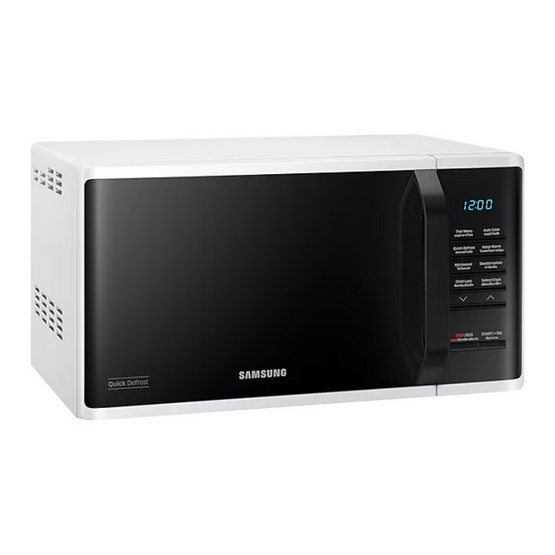 Samsung เตาอบไมโครเวฟ 23 ลิตร MS23K3513AW/ST White
