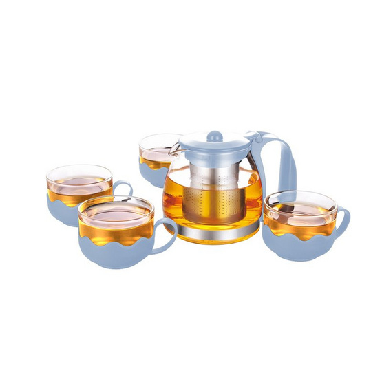 RRS ชุดกาชงชา 700 ml พร้อมแก้ว 150 ml 4 ใบ