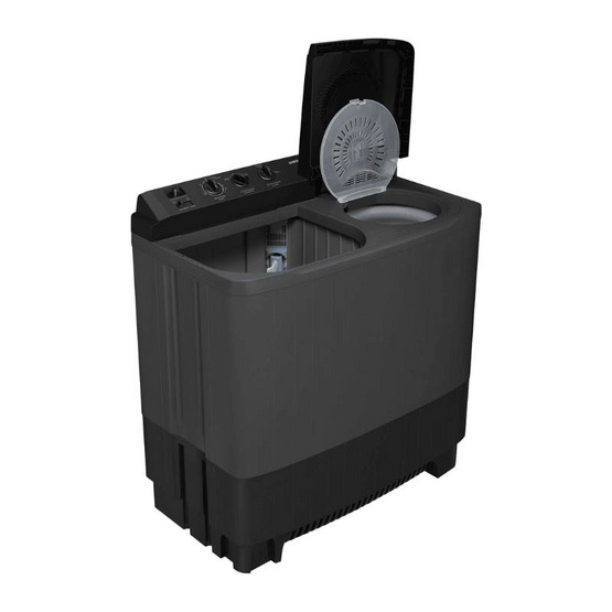 SAMSUNG เครื่องซักผ้า 2 ถัง 13 กิโลกรัม รุ่น WT13B5040BA/ST Black Caviar