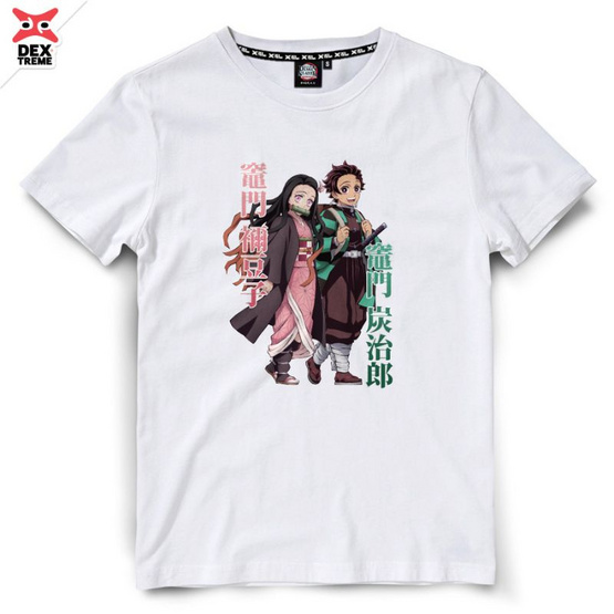 DEXTREME เสื้อยืด ดาบพิฆาตอสูร Demon Slayer (Season 3) สีขาว
