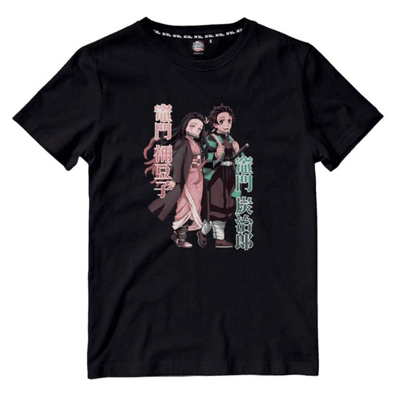 DEXTREME เสื้อยืด ดาบพิฆาตอสูร Demon Slayer (Season 3) สีดำ