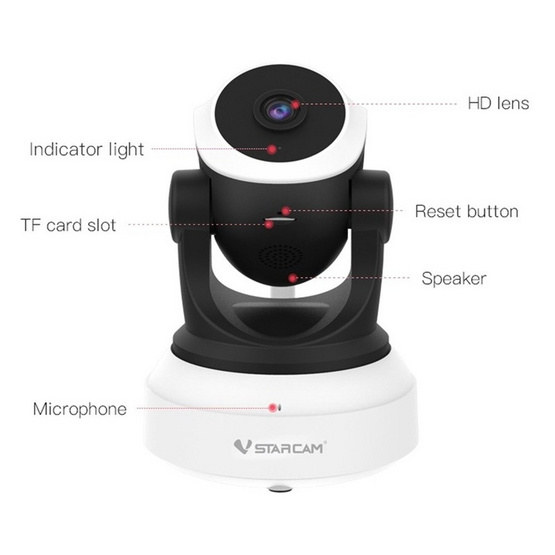 Vstarcam กล้องวงจรปิด IP Camera รุ่น C24S Vstarcam กล้องวงจรปิด IP Camera รุ่น C24S