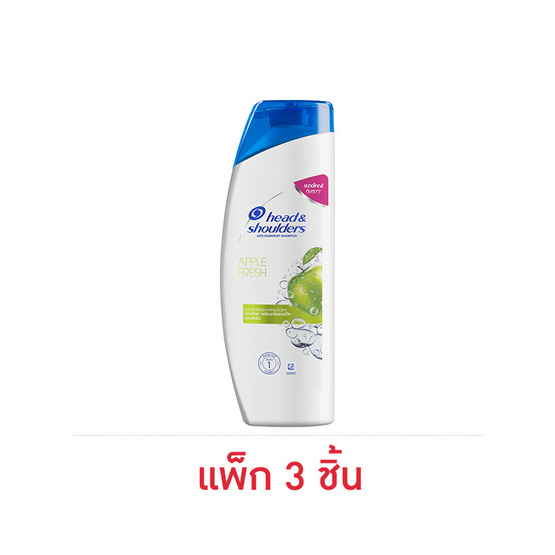 เฮดแอนด์โชว์เดอร์ แชมพู แอปเปิ้ลเฟรช 270 มล. (แพ็ก 3 ชิ้น) เฮดแอนด์โชว์เดอร์ แชมพู แอปเปิ้ลเฟรช 270 มล. (แพ็ก 3 ชิ้น)