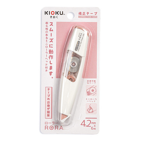 KIOKU เทปลบคำผิด Correction Tape RORA (4.2 มม. X 6 ม.) KIOKU เทปลบคำผิด Correction Tape RORA (4.2 มม. X 6 ม.)