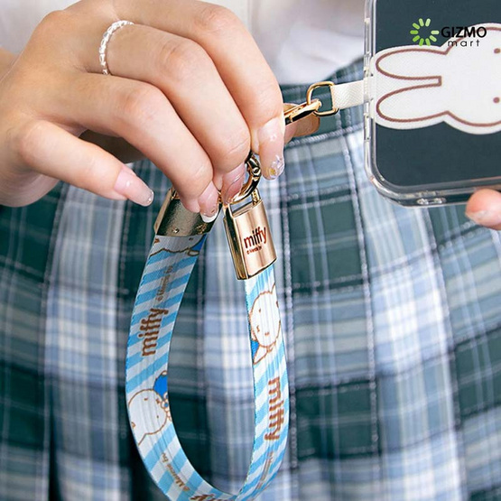 Miffy สายคล้องมือถือแบบสั้น รุ่น ML02-GS