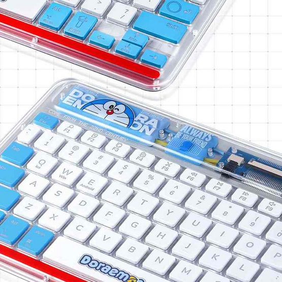Rock คีย์บอร์ดไร้สาย Doraemon