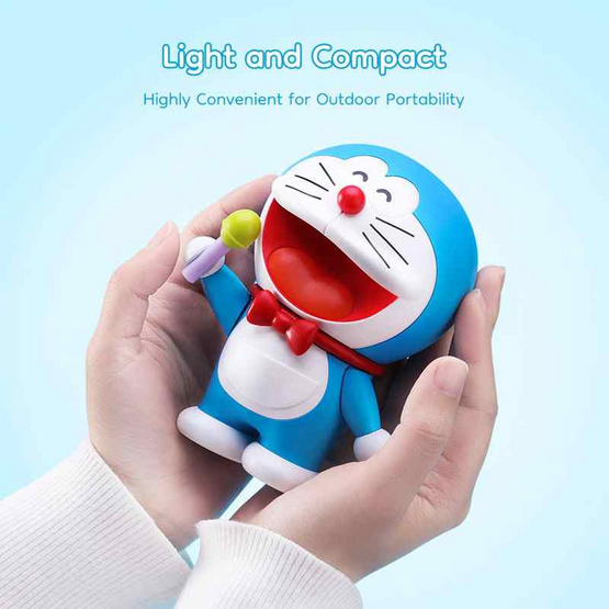 Rock ลำโพงบลูทูธ Doraemon Mic King Speaker