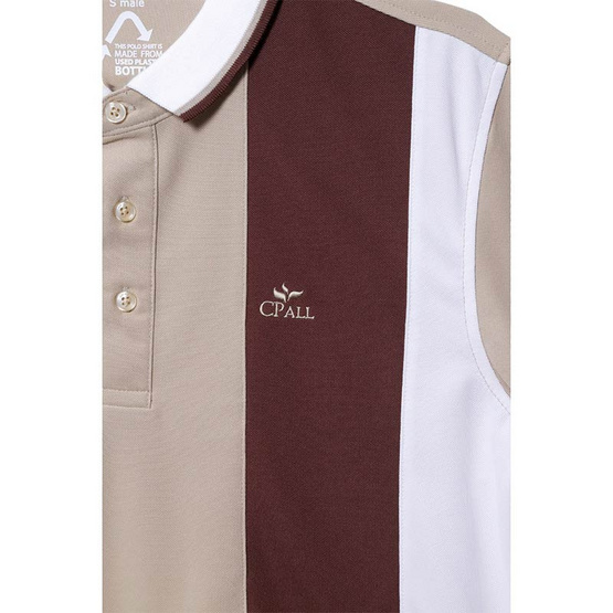 CP ALL เสื้อโปโลหญิง Upcycling สีน้ำตาล CP ALL เสื้อโปโลหญิง Upcycling สีน้ำตาล