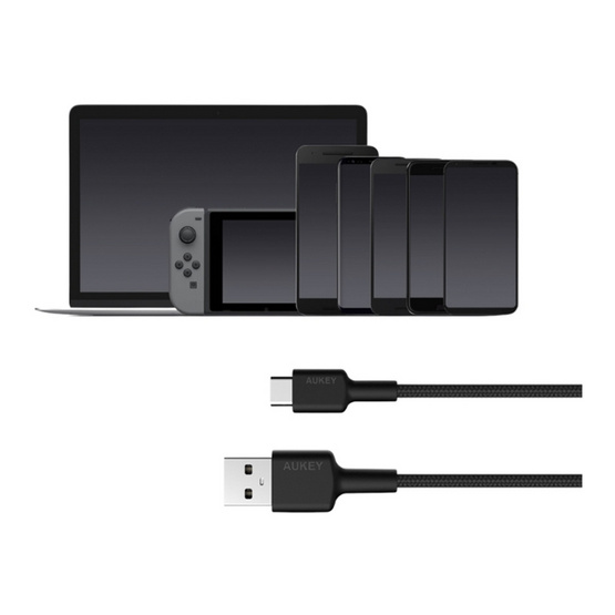 Aukey สายชาร์จ Type C รุ่น CB-CD30 Aukey สายชาร์จ Type C รุ่น CB-CD30