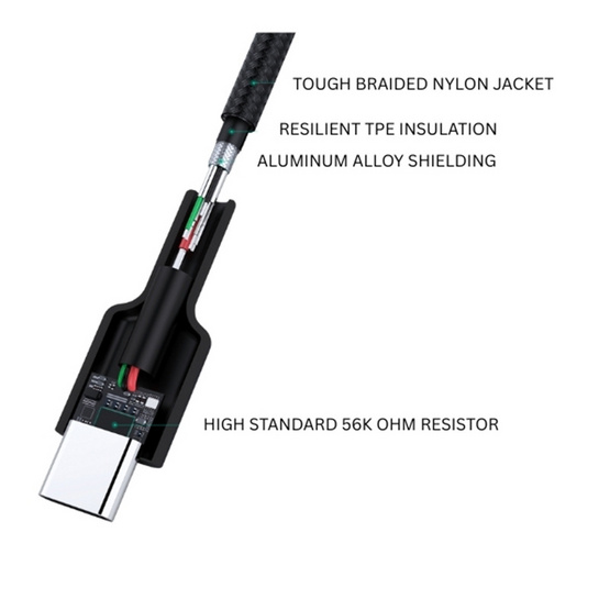 Aukey สายชาร์จ Type C รุ่น CB-CD30 Aukey สายชาร์จ Type C รุ่น CB-CD30